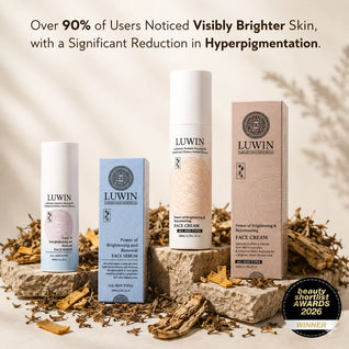 Powerful Brightening & Rejuvenating Duo – Hyperpigmentation Cream & Brightening Serum Set | LUWIN
