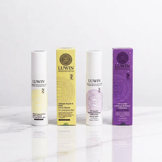 Advanced Calming & Clear Duo – Acne Cream & Calming Mist Set for Clear Skin | LUWIN