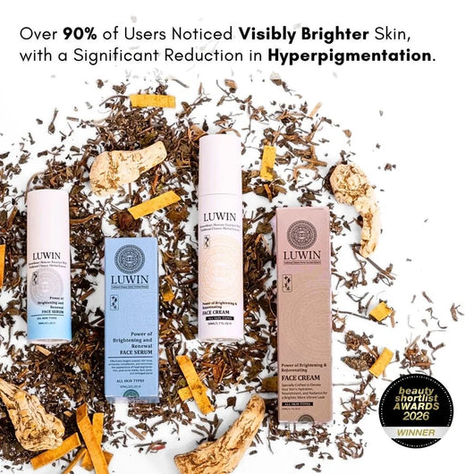 Powerful Brightening & Rejuvenating Duo – Hyperpigmentation Cream & Brightening Serum Set | LUWIN