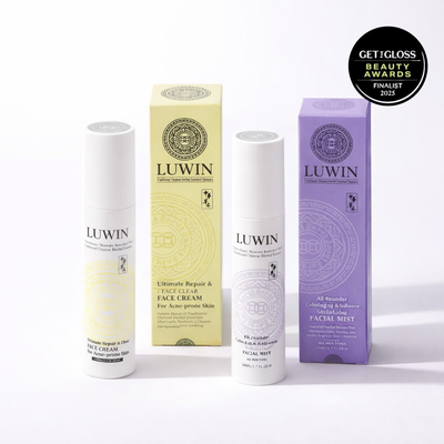 Advanced Calming & Clear Duo – Acne Cream & Calming Mist Set for Clear Skin | LUWIN