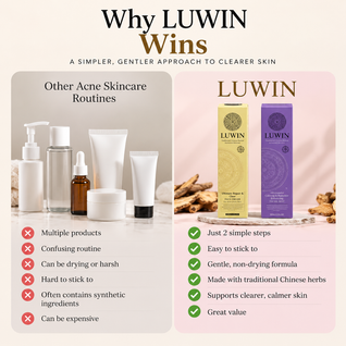 Advanced Calming & Clear Duo – Calming Mist & Face Cream Set for Clear Skin | LUWIN