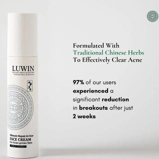 Ultimate Repair & Clear Face Cream – Calming Acne Cream for Acne-Prone Skin | LUWIN