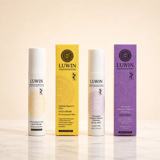 Advanced Calming & Clear Duo – Acne Cream & Calming Mist Set for Clear Skin | LUWIN